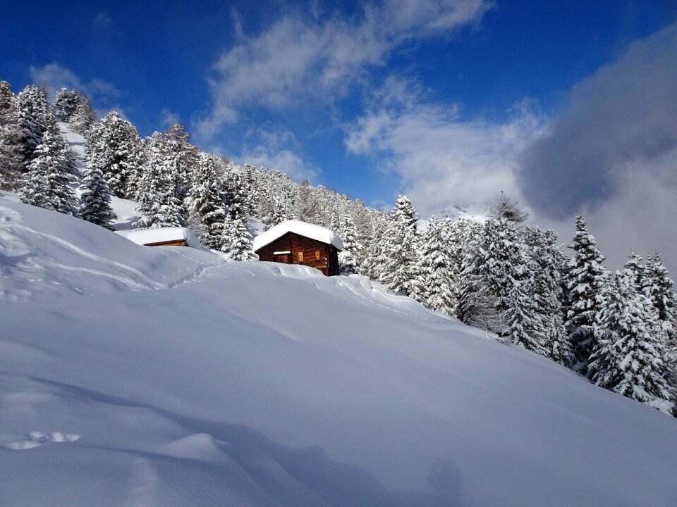 Snow landscape solden