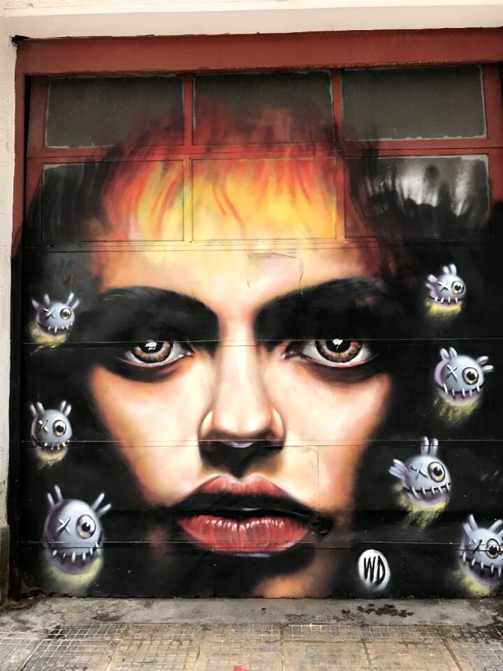 Art wall mural