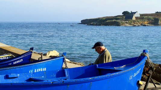 Transport summer boat photo