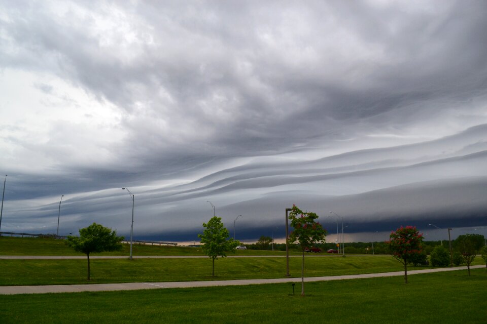 Horizontal plane nature cloud