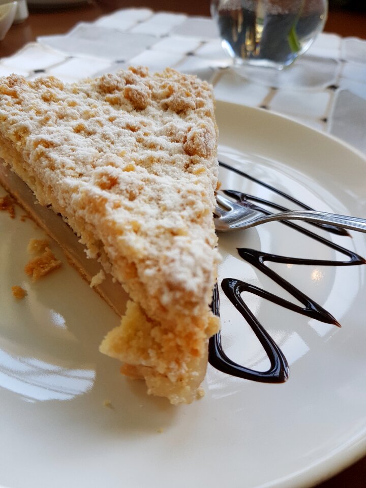 Dessert plate cake