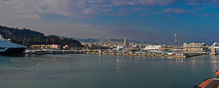 City port panoramic image photo