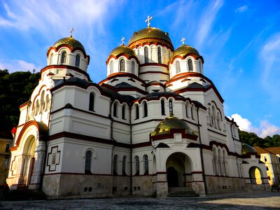 Sky church new athos