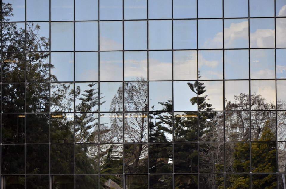 Office window sky architecture