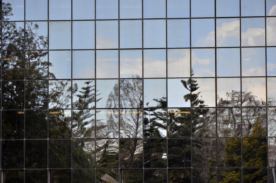 Office window sky architecture photo