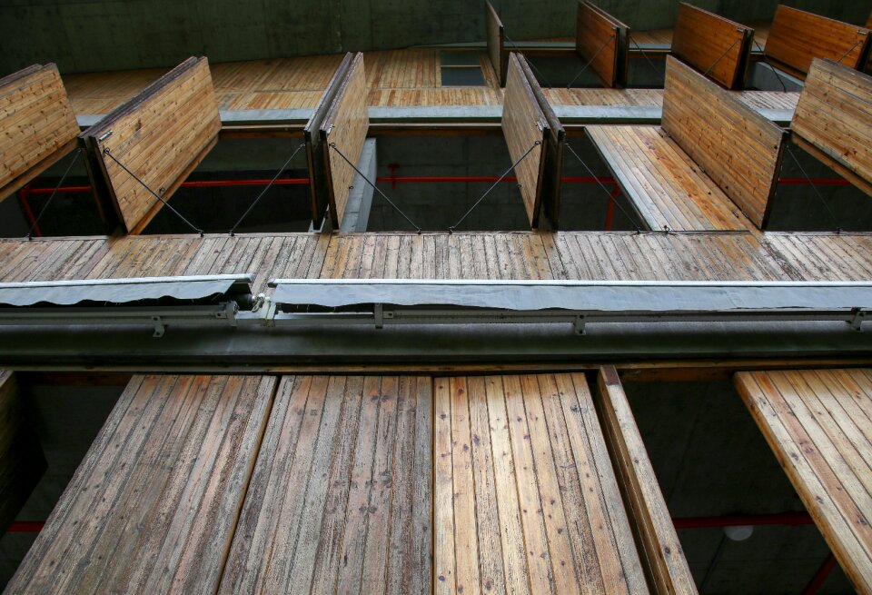 Wood house building