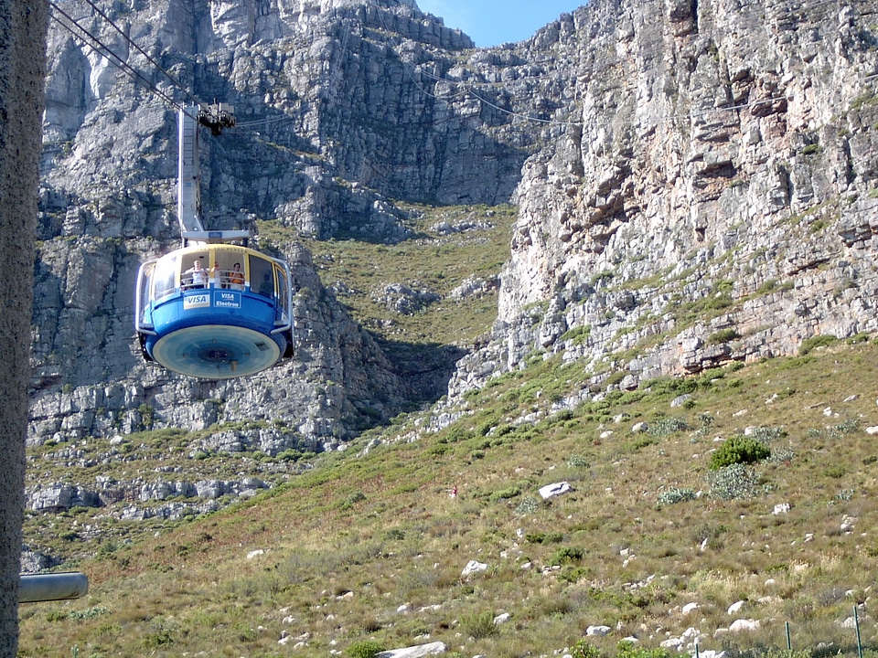 South africa table mountain transportation