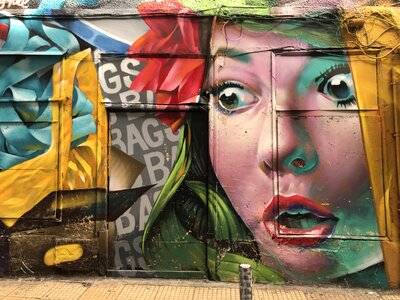 Graffiti athens street art photo