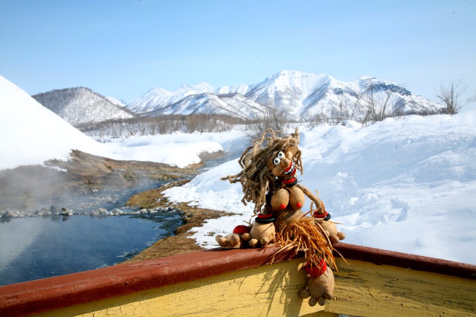 Wooden toy girl dancer