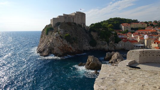 Rock panorama of croatia