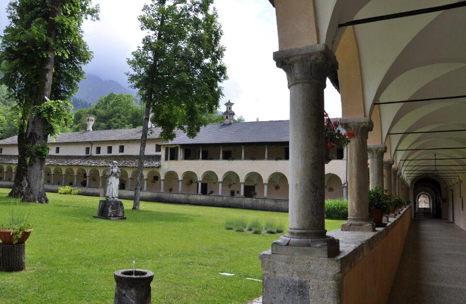 Building monastery historical building