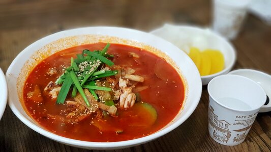 Vegetable bowl korean photo