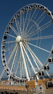 Entertainment carousel sky photo