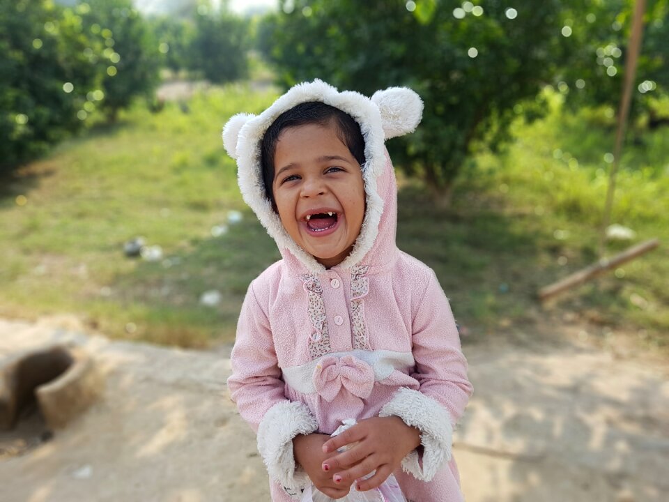 Girl happiness