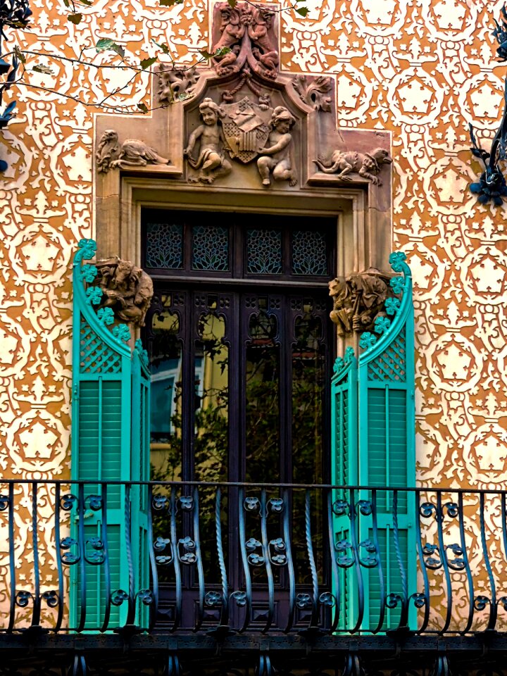 Ornament old window