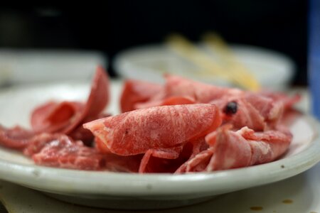 Raw meat raw cuisine photo