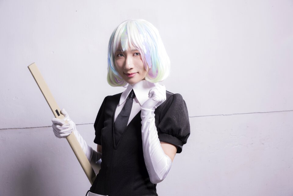 Cosplay attractive smile
