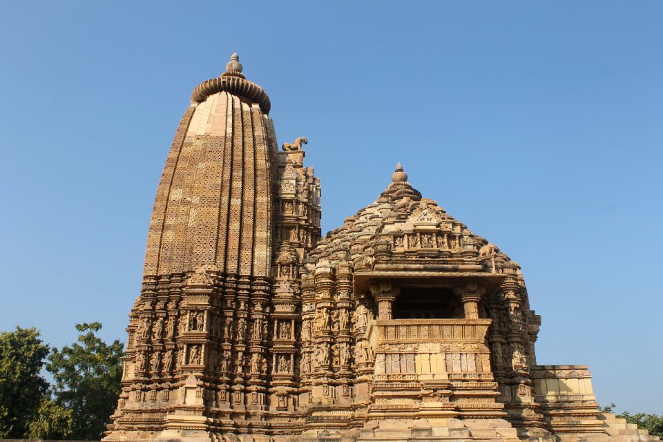 Ancient temple khajuraaho photo