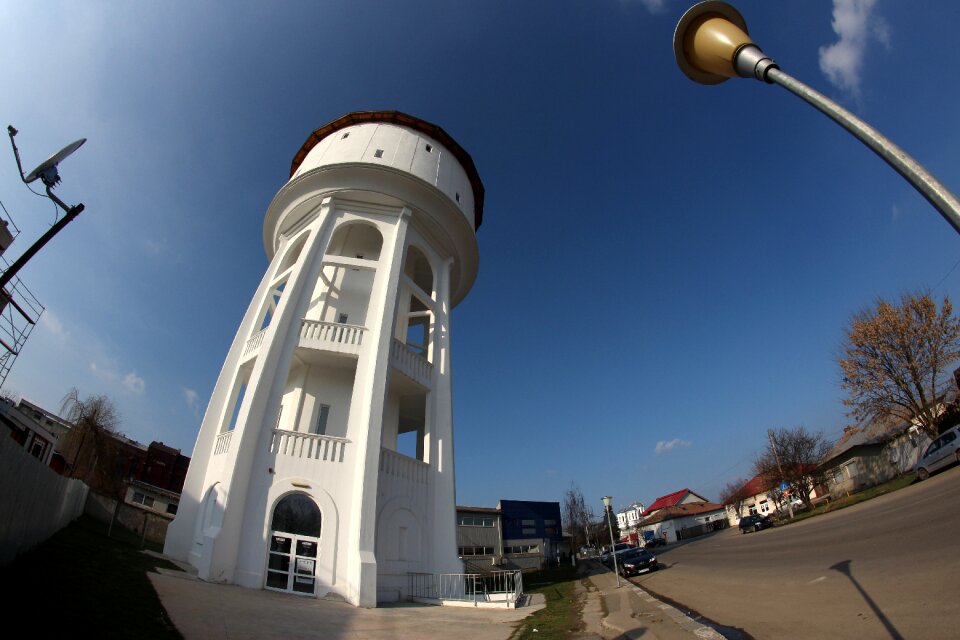 White tall fisheye