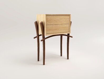 Wooden chair furniture photo