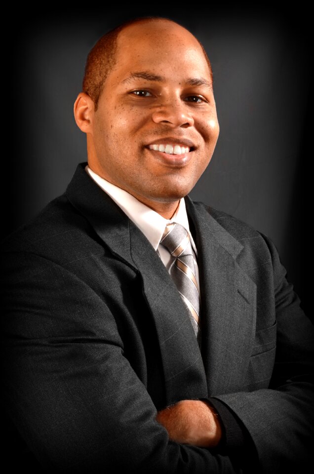 Black man businessman man in suit