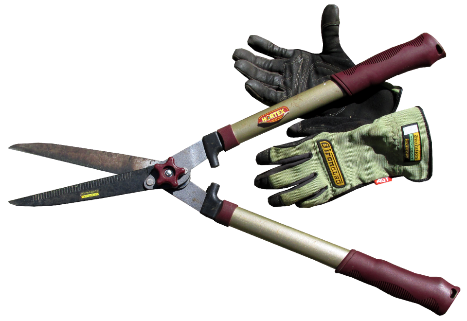Gloves handyman shears cut