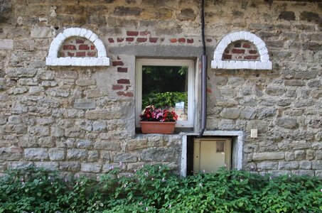 House brick window photo