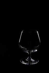 Alcoholic beverage darkness glass photo
