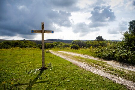 Signpost outdoors