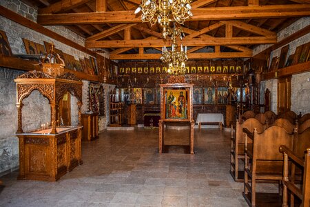 Interior orthodox christianity photo