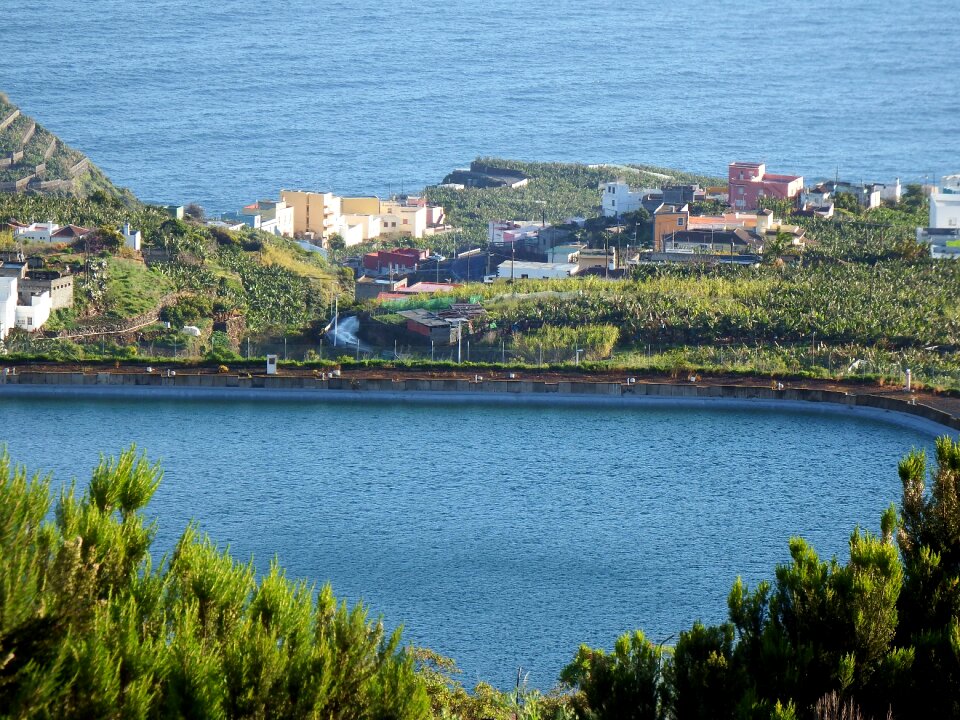 Reservoir water sea la palma