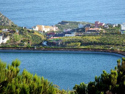 Reservoir water sea la palma photo