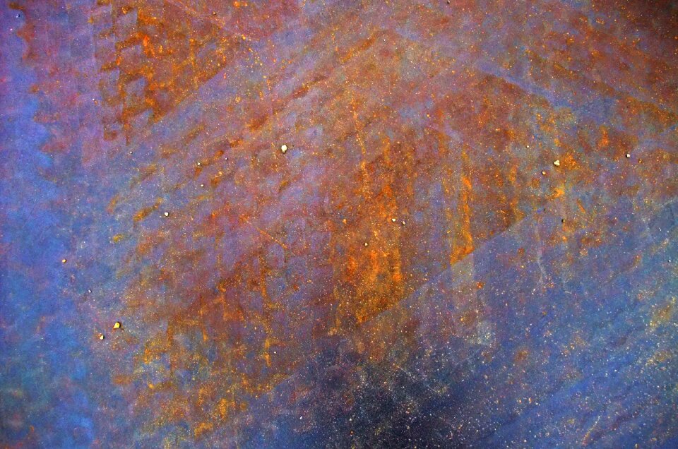 Color rust plate