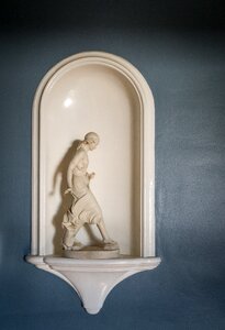 Statue building stone