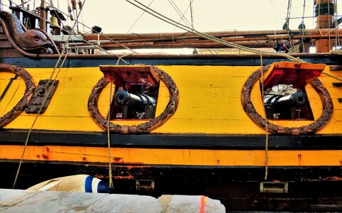 Port guns yellow