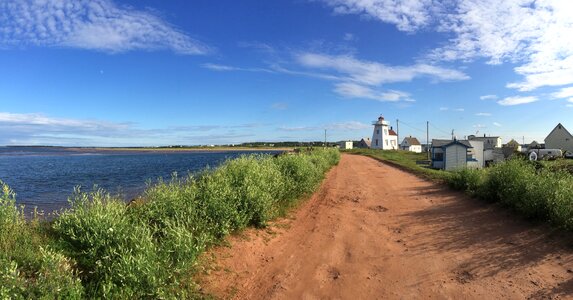 Lighthouse nature panoramic