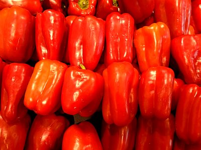 Market healthy pepper photo