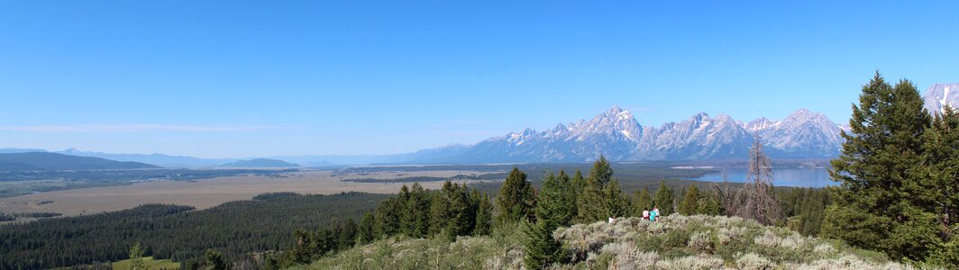 Sky panoramic image mountains