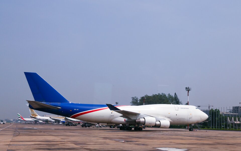 Aircraft travel sky