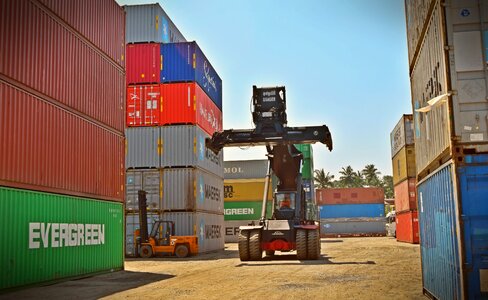 Industry architecture cargo container photo