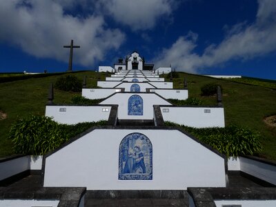 Cemetery architecture church photo