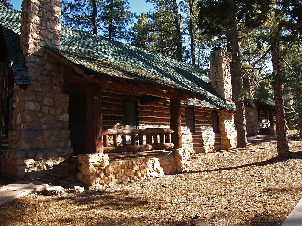 Forest vacation building