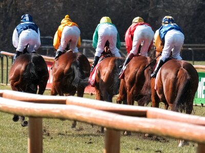 Race jockey horse racing photo