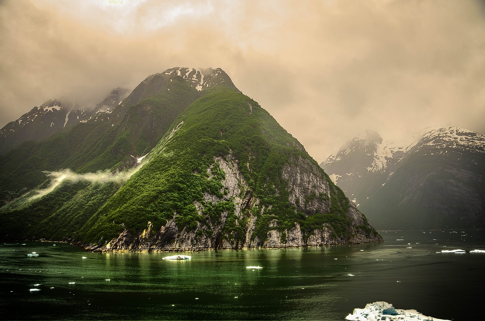 Alaska ice glacier