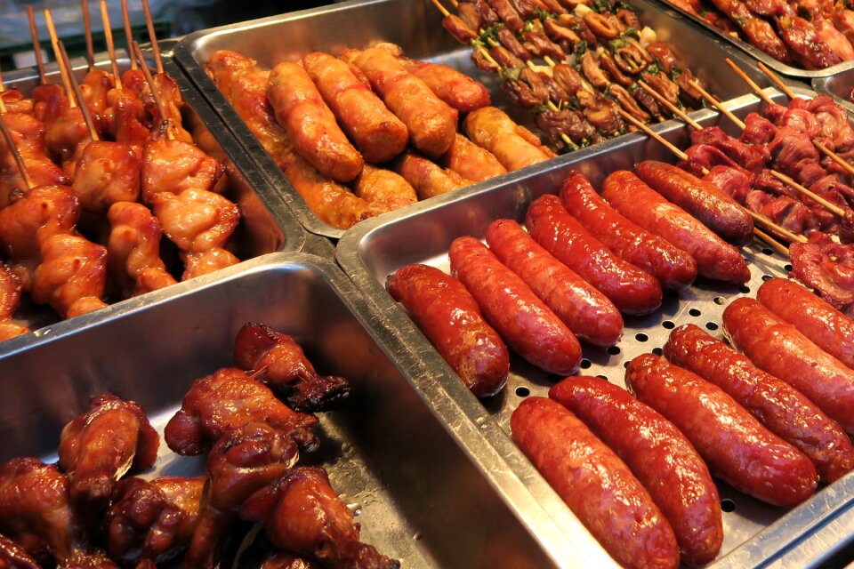 Sausage meat barbecue