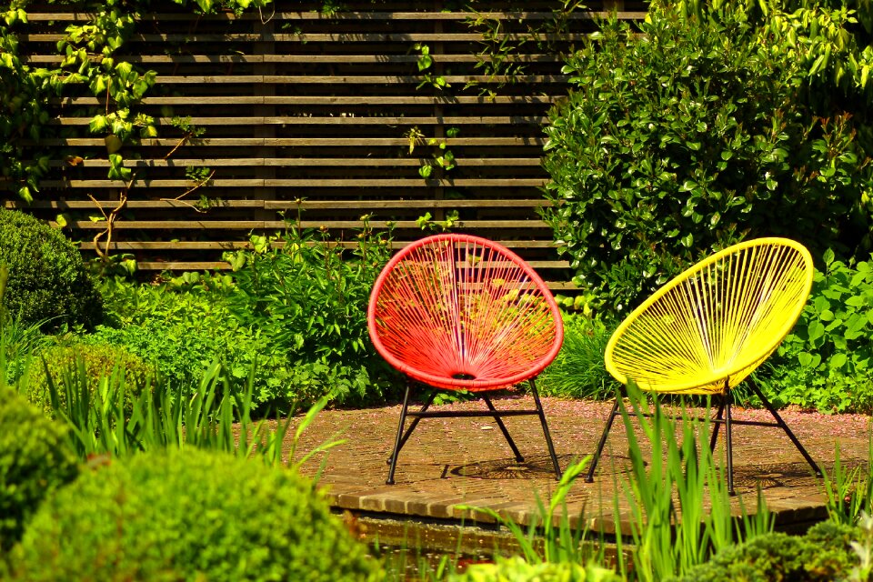 Garden chairs terrace seat