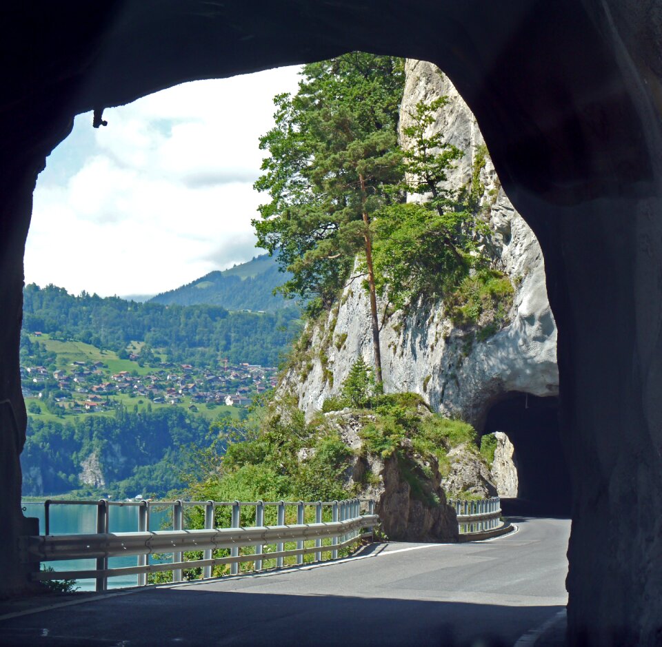 Interlaken - thun rock tunnel