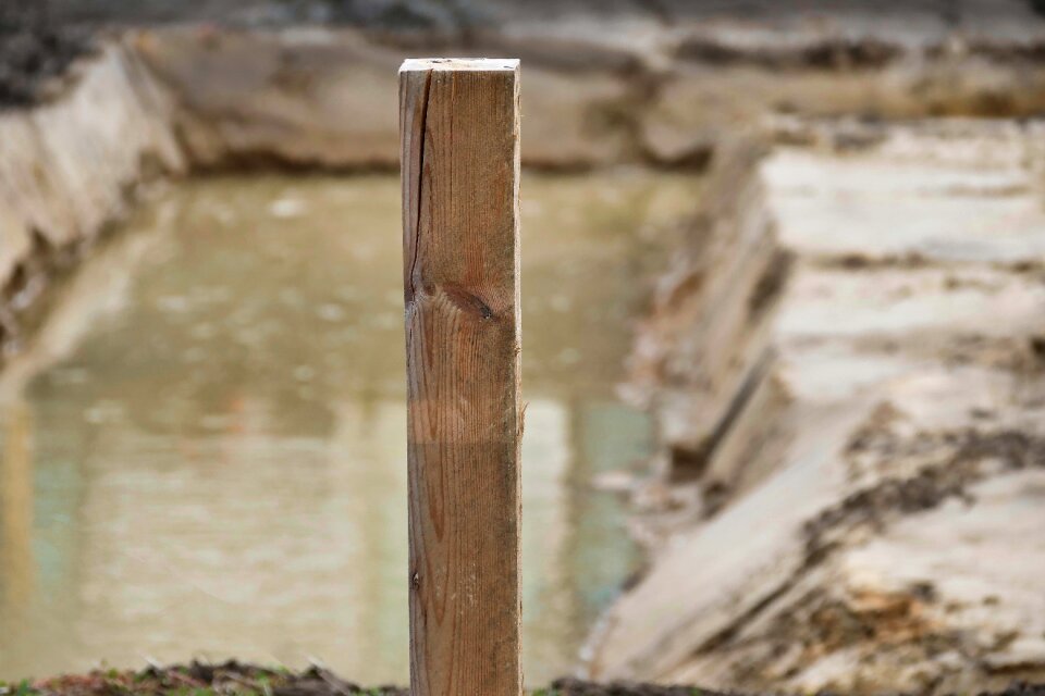 Clay construction work site photo