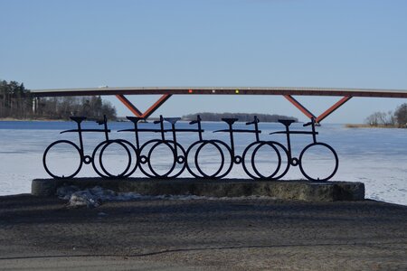 Beach nature bikes