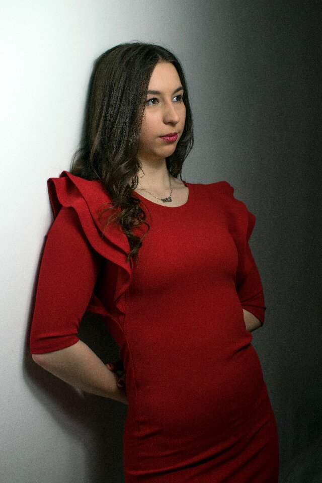 Girl model posing